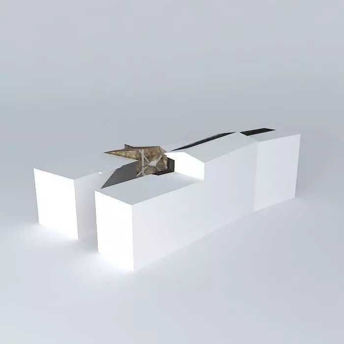 Grunge architecture Free 3D model_0