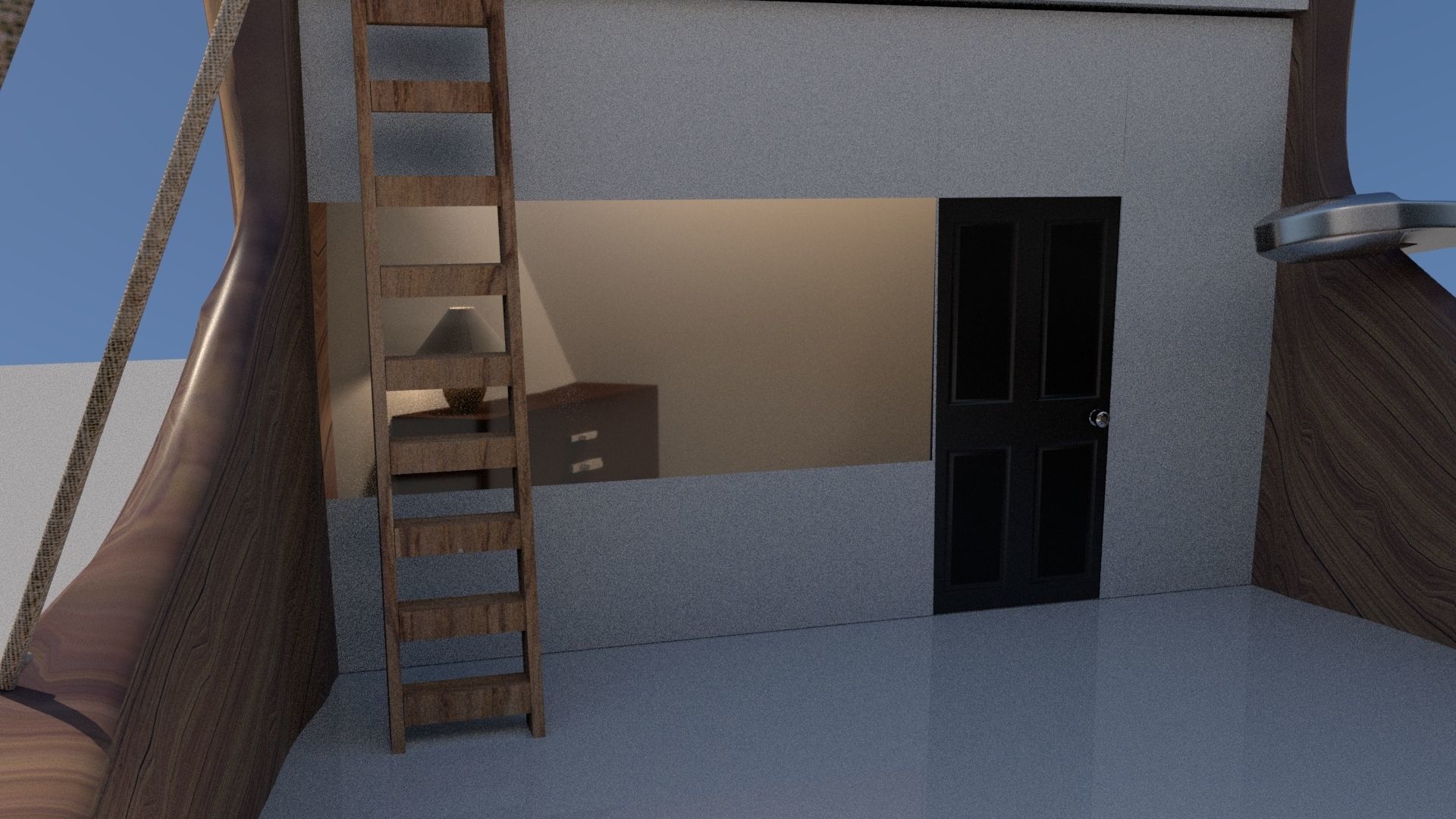 Free pirate ship remastered Free 3D model_2