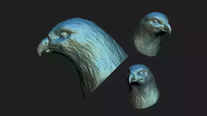 eagle head 3D print model