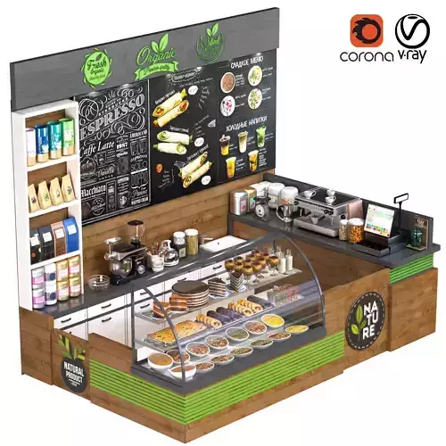CoffeShop coffee shop design 3D model