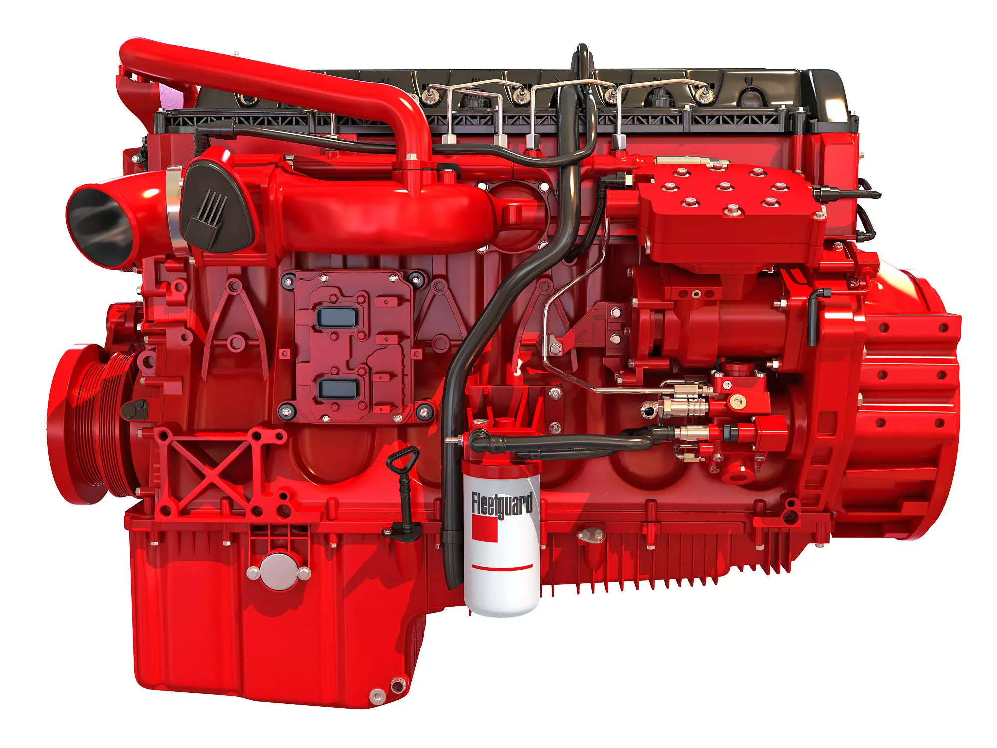 Cummins X12 Truck Engine 3D model_0