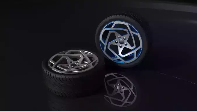Custom car rim