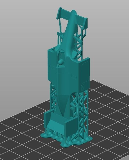 Slot car Super G plus Formula 1 3D print model_1