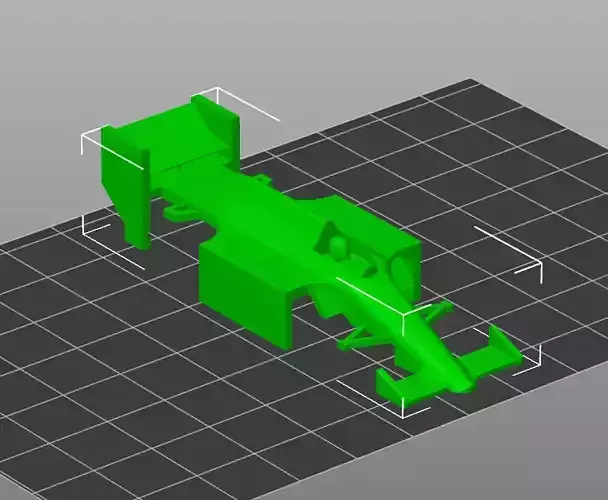 Slot car Super G plus Formula 1  3D print model