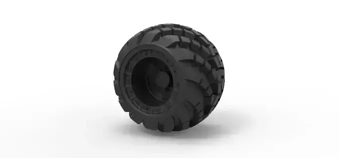 Arched offroad wheel