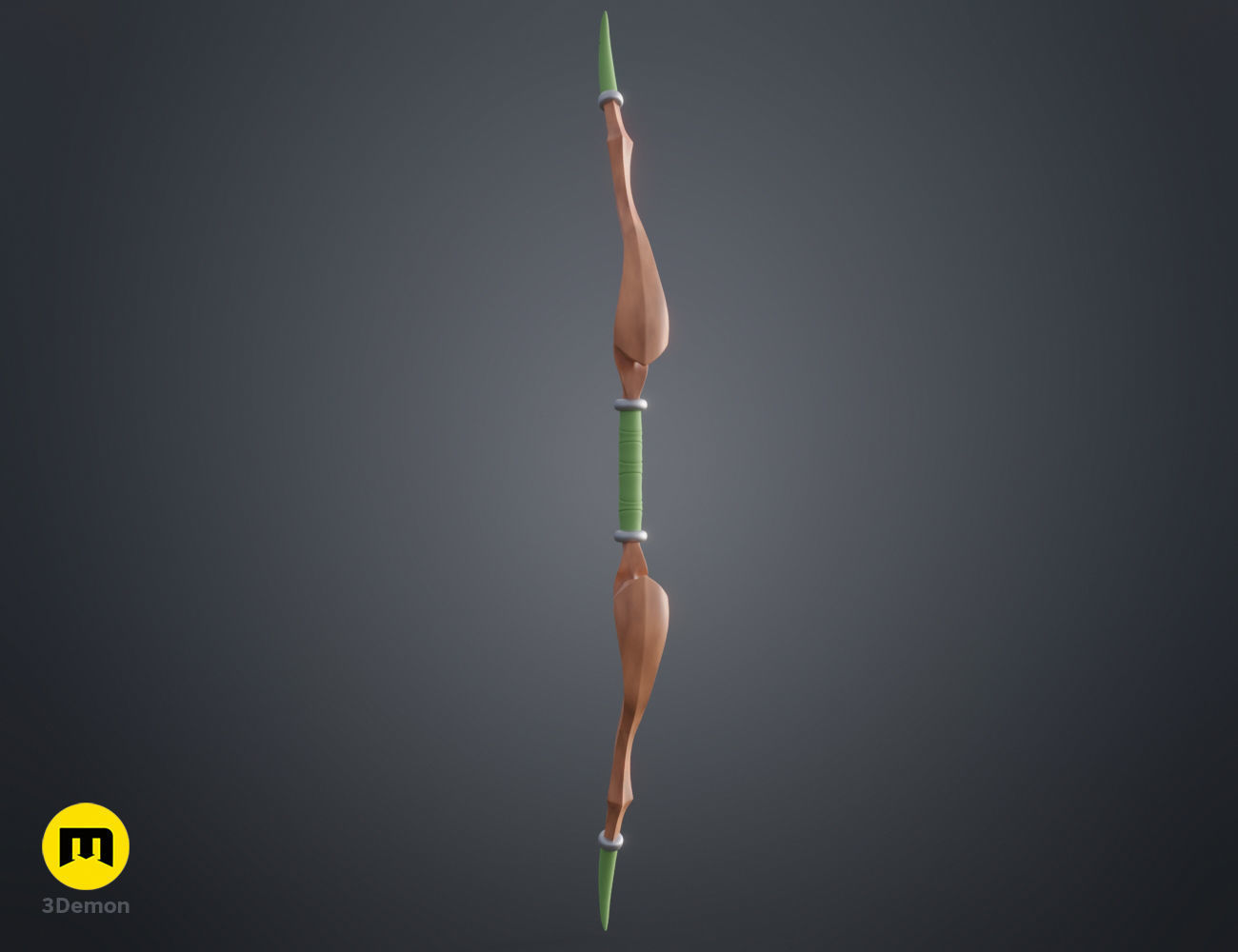 High elf Archer bow and dagger goblin slayer 3D print model_9