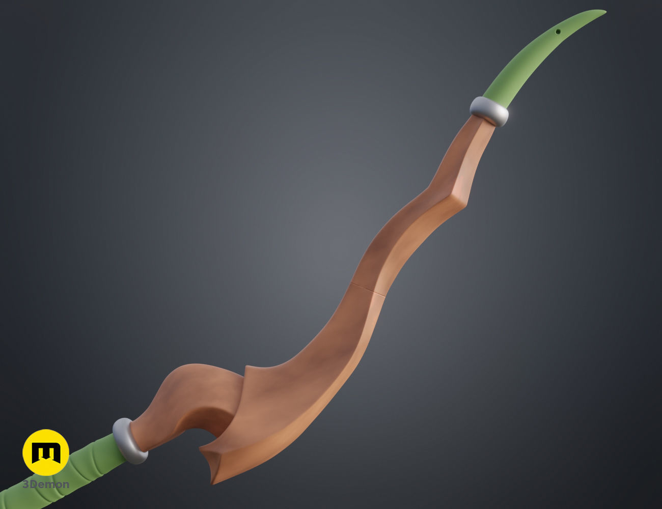 High elf Archer bow and dagger goblin slayer 3D print model_5