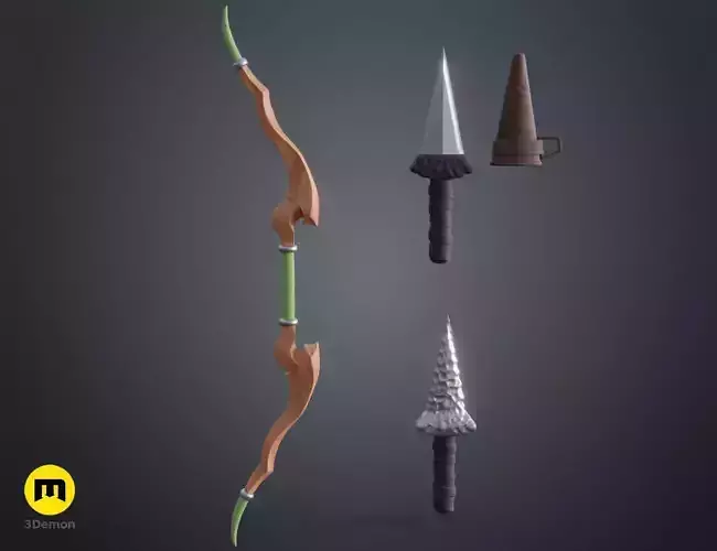 High elf Archer bow and dagger goblin slayer