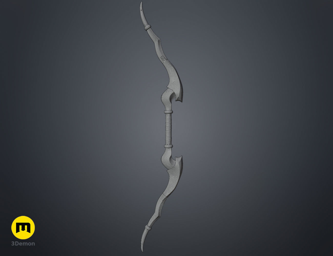 High elf Archer bow and dagger goblin slayer 3D print model_21