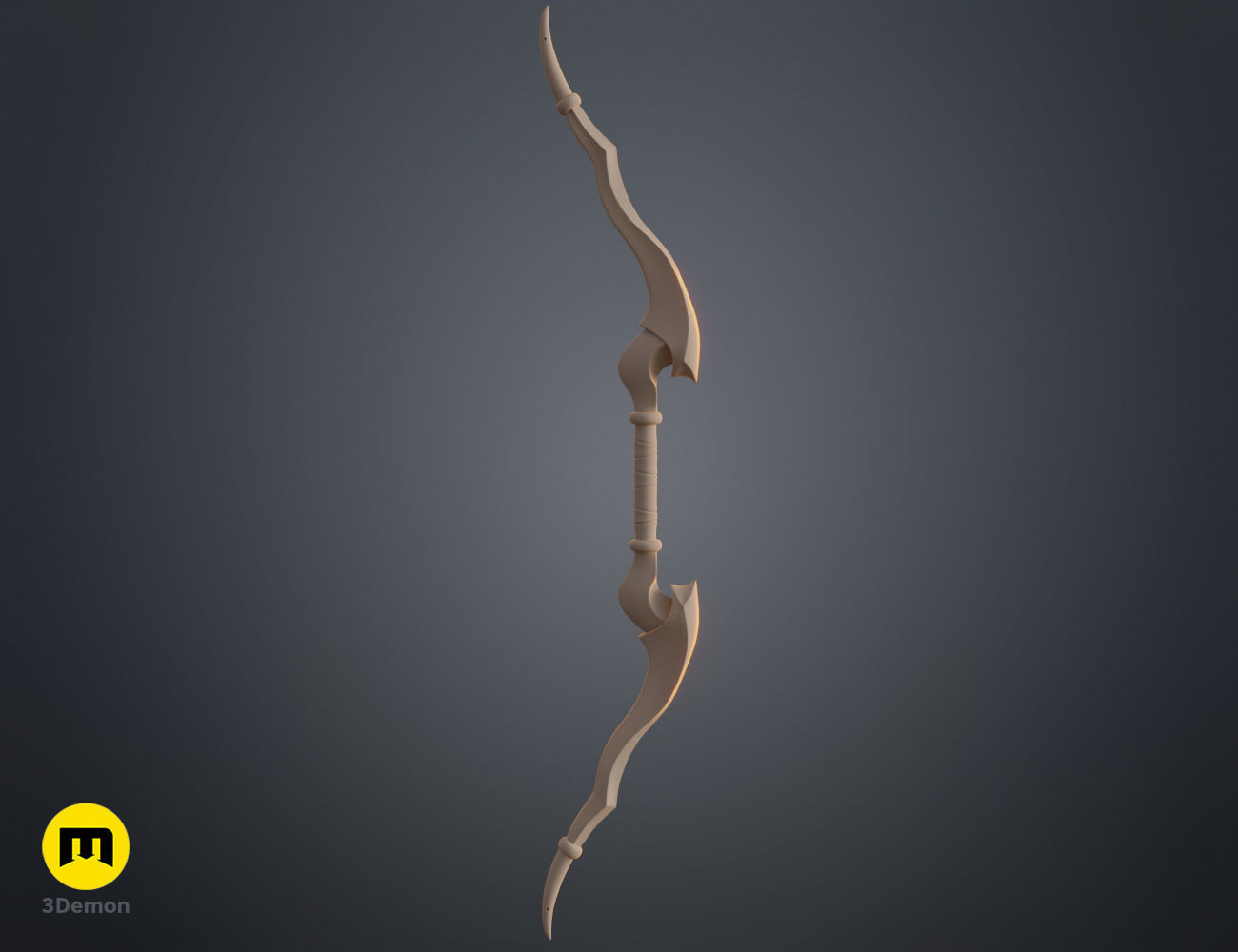 High elf Archer bow and dagger goblin slayer 3D print model_18