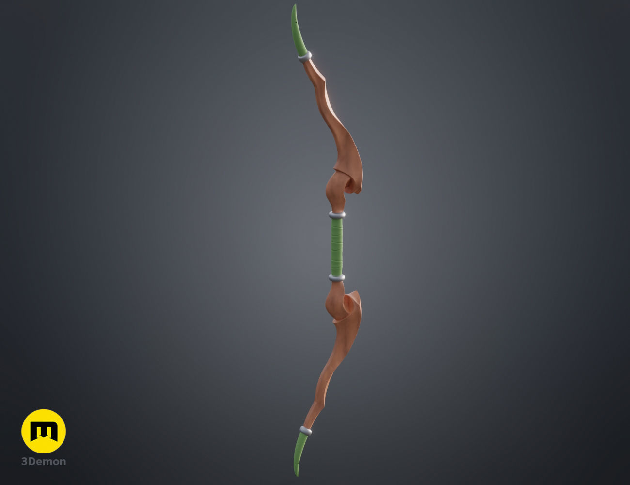 High elf Archer bow and dagger goblin slayer 3D print model_7