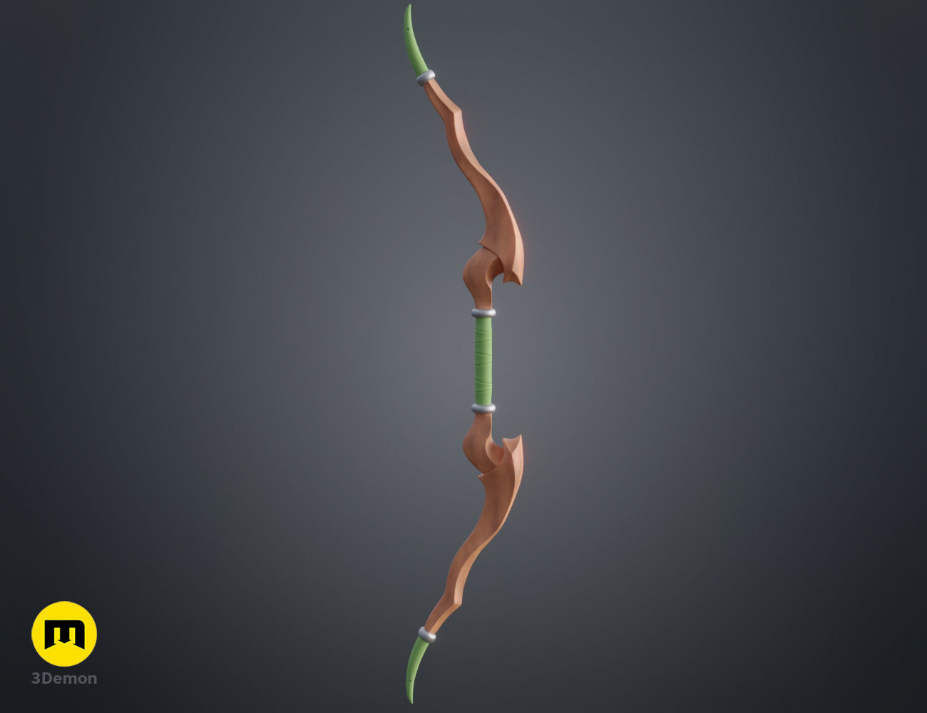 High elf Archer bow and dagger goblin slayer 3D print model_1