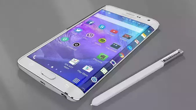 Samsung galaxy note edge 3d model