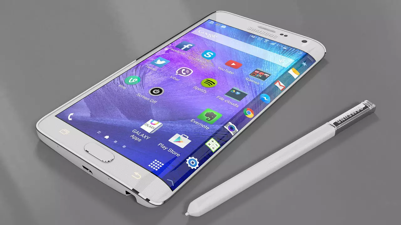 Samsung galaxy note edge 3d model 3D model_0
