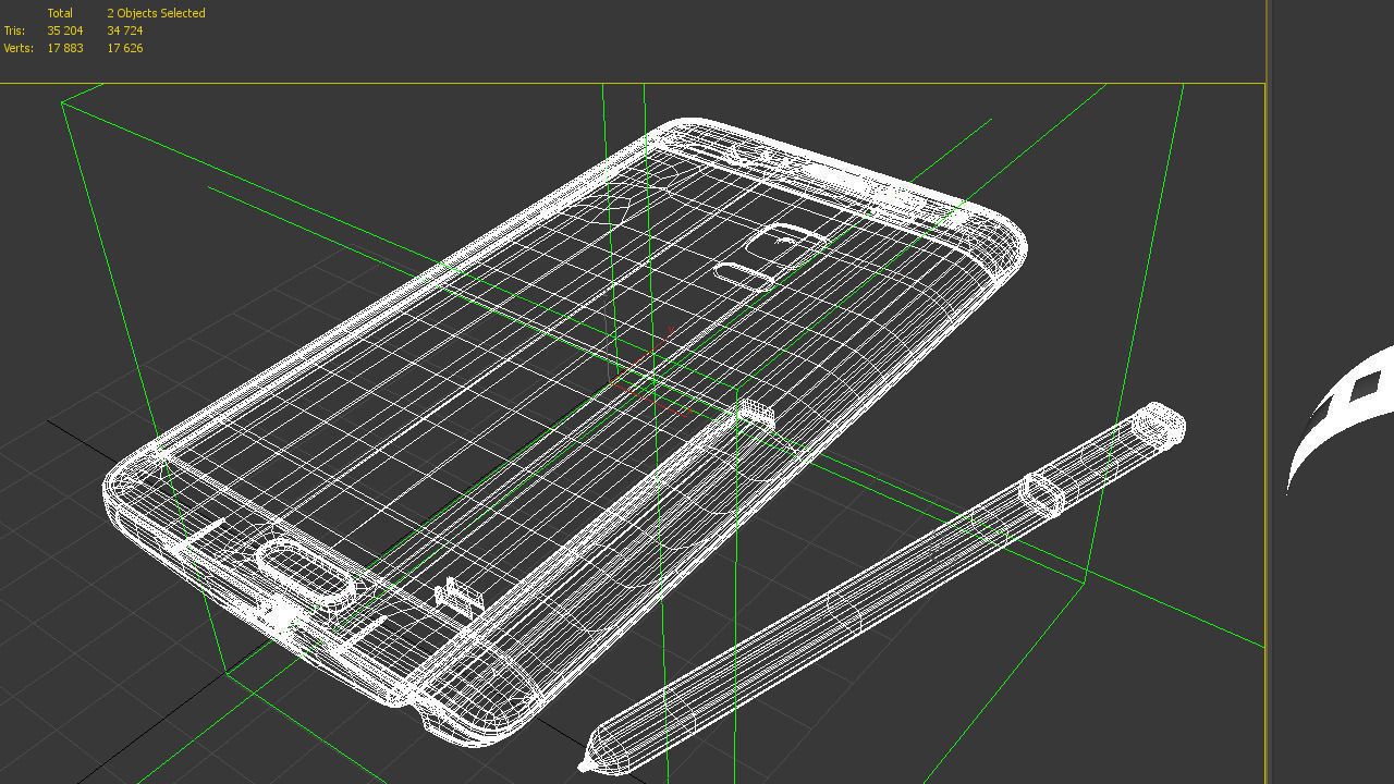 Samsung galaxy note edge 3d model 3D model_7