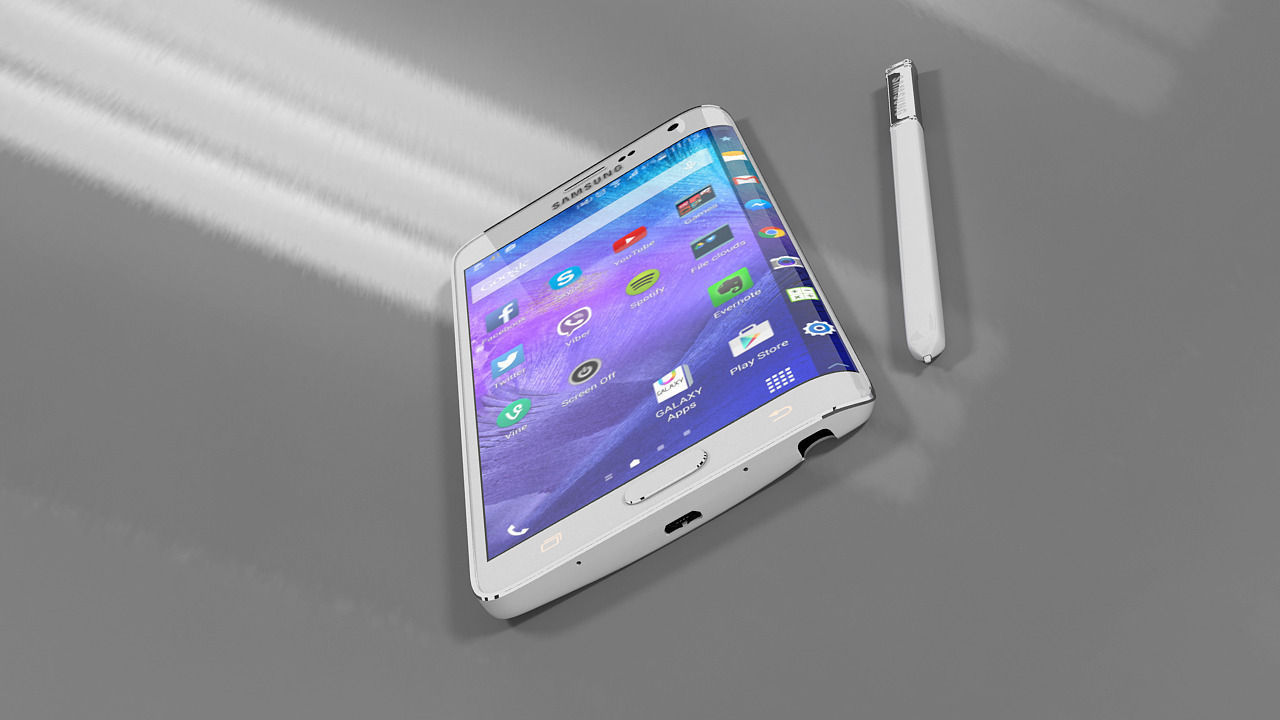 Samsung galaxy note edge 3d model 3D model_1