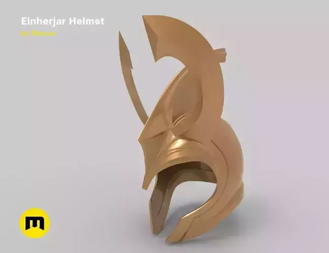 Einherjar helmet 3D print model