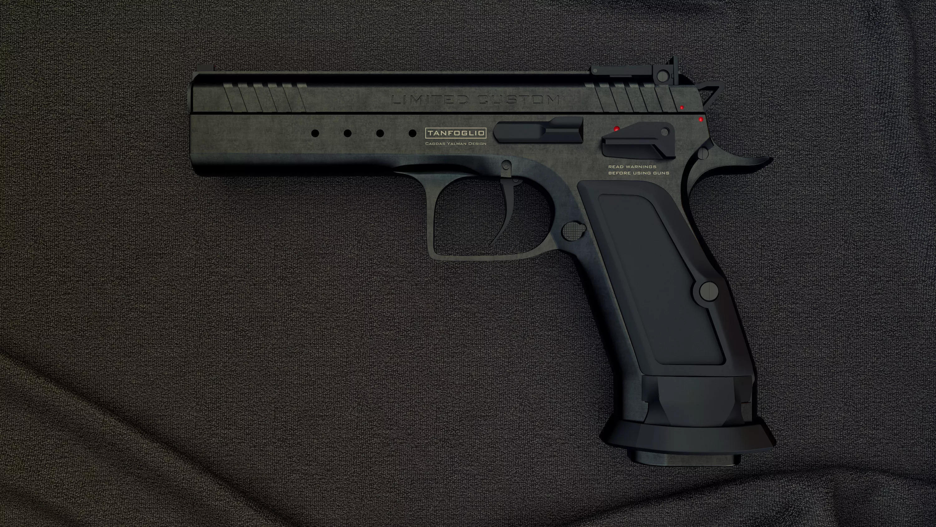 Tanfoglio Custom  Free 3D model_0