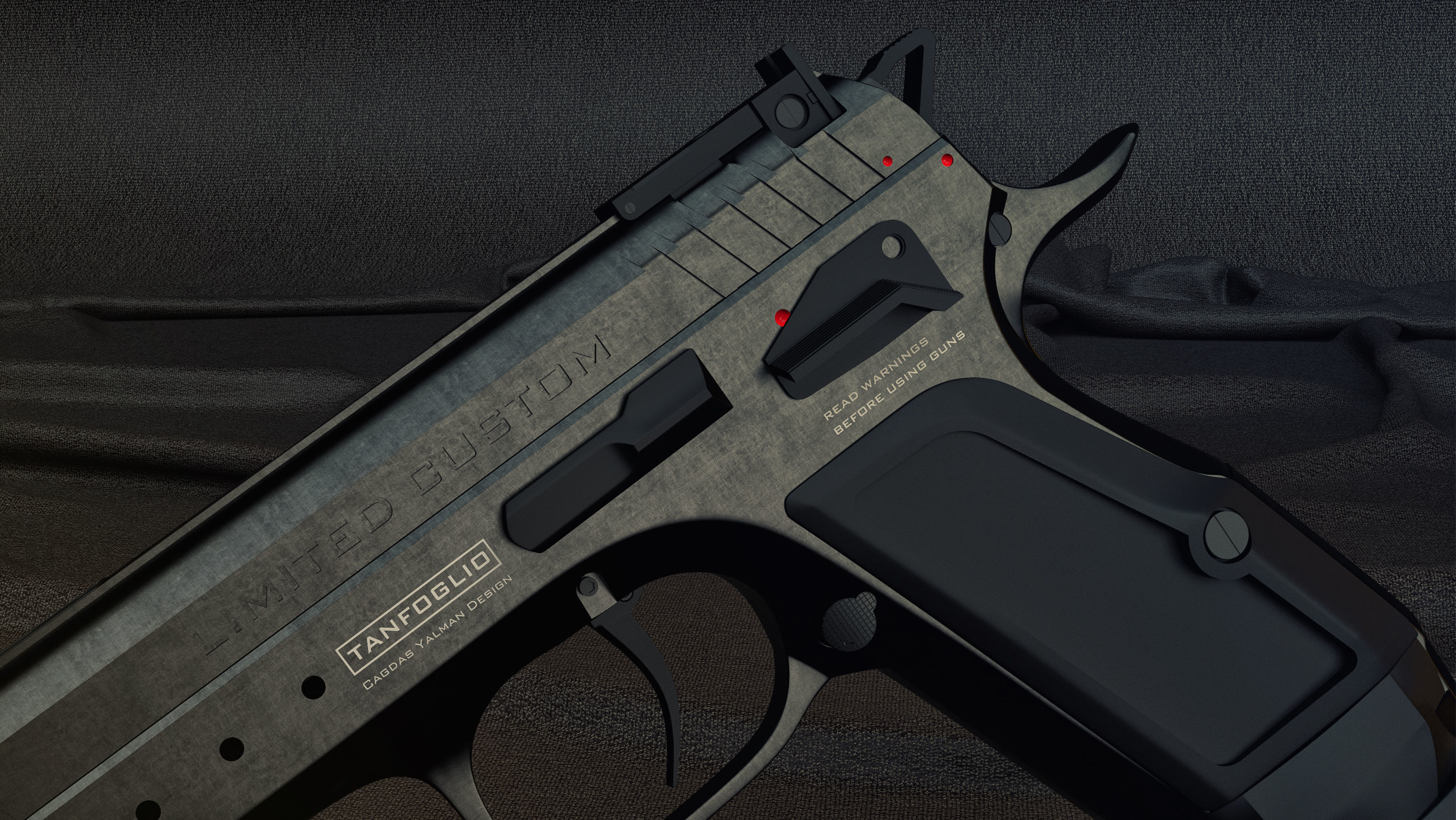 Tanfoglio Custom  Free 3D model_4