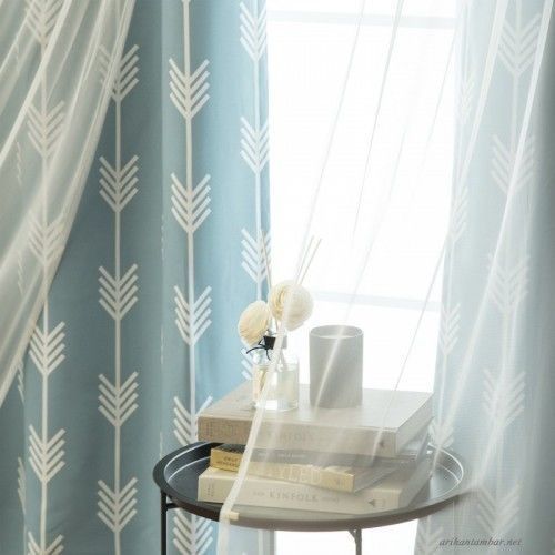 Latitude Run Room Darkening Thermal Grommet Panel Pair 3D model_2