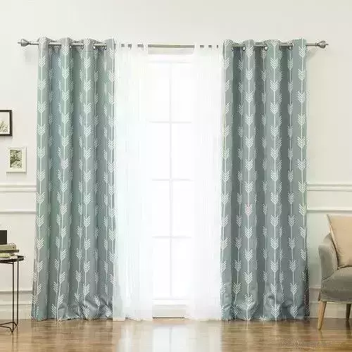 Latitude Run Room Darkening Thermal Grommet Panel Pair