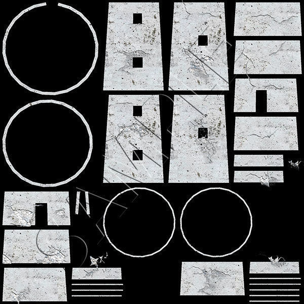 Old Rocky Lighthouse Low-poly 3D model_22