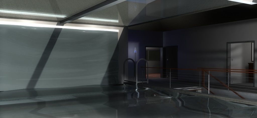 House 4 on field 3D model_23