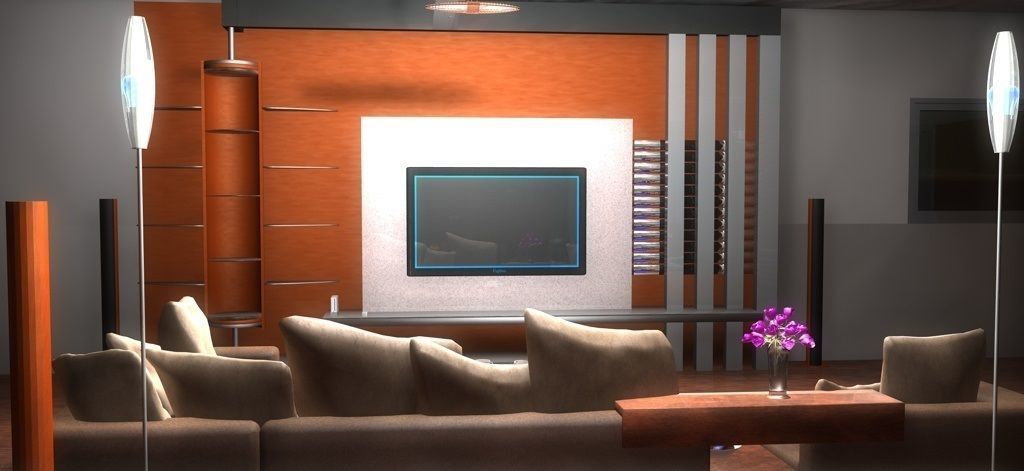 House 4 on field 3D model_18