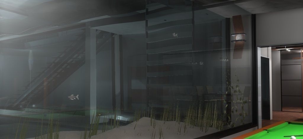 House 4 on field 3D model_21