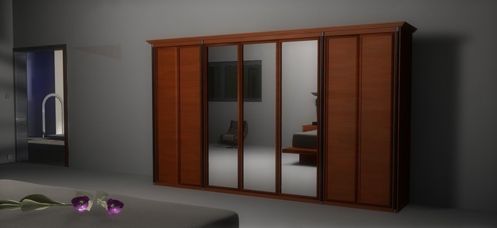 House 4 on field 3D model_30