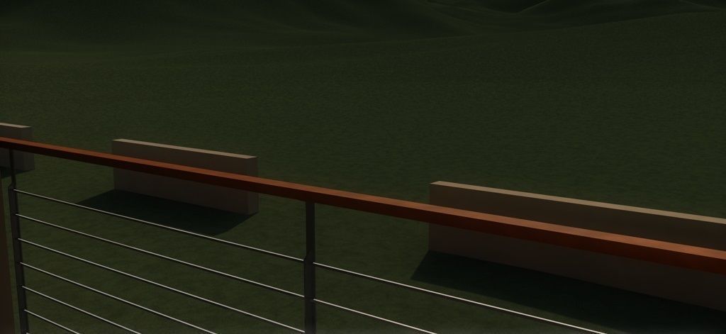 House 4 on field 3D model_31