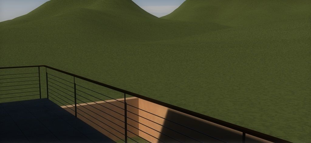 House 4 on field 3D model_33