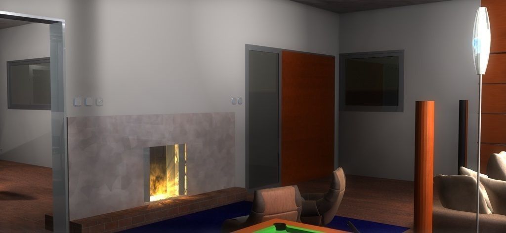 House 4 on field 3D model_19