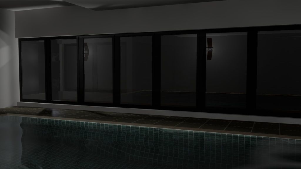 House 9 modern on grassy field 3D model_10