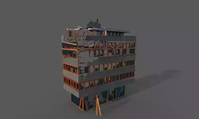 game ready damaged building