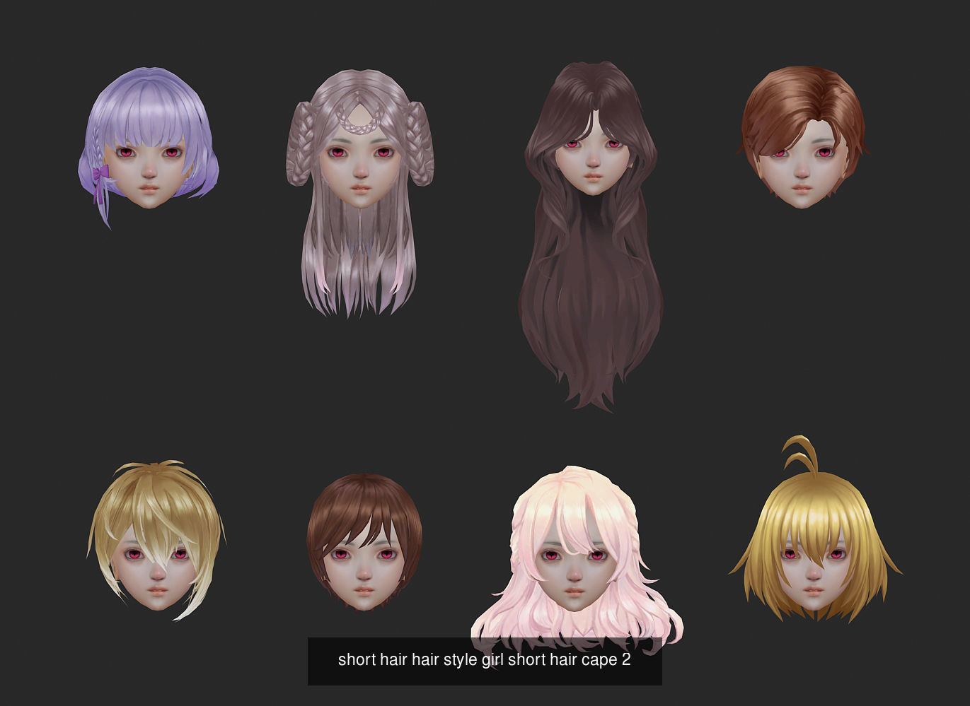long hair hair style girl short hair cape collection _3