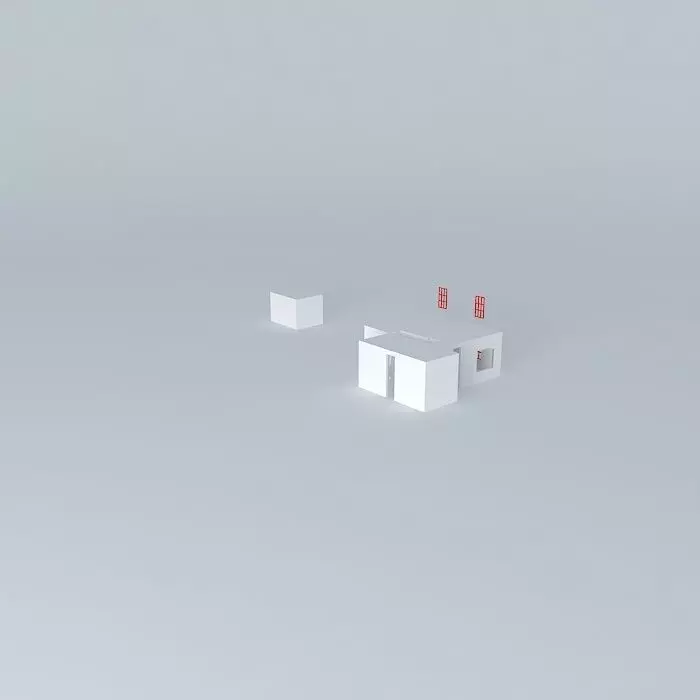 Process model house Free 3D model