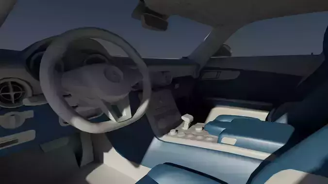 MERCEDES SLS CONCEPT Low-poly 3D model
