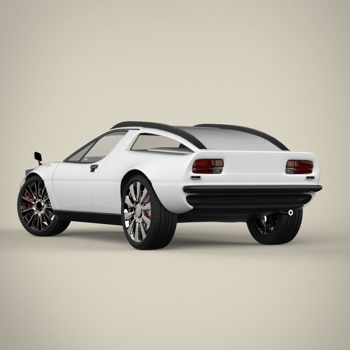 Sport car 3D model_6