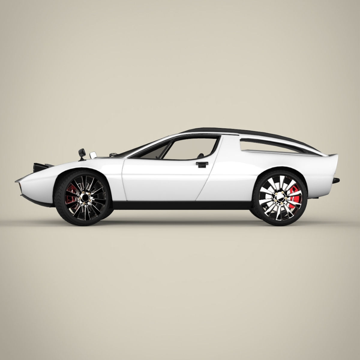 Sport car 3D model_8