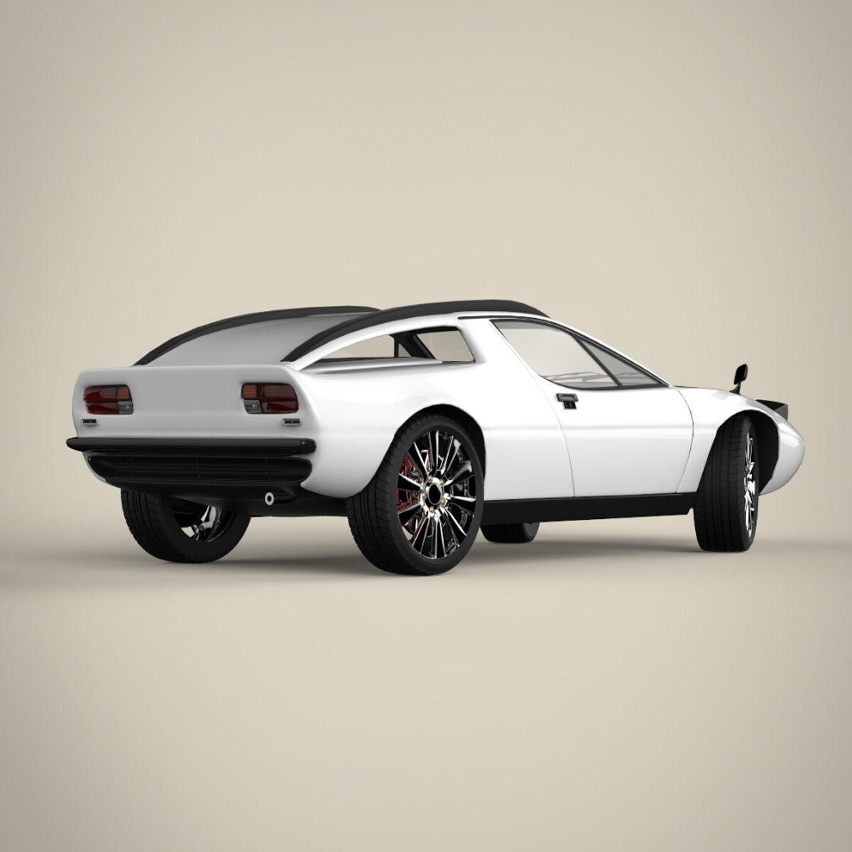 Sport car 3D model_5