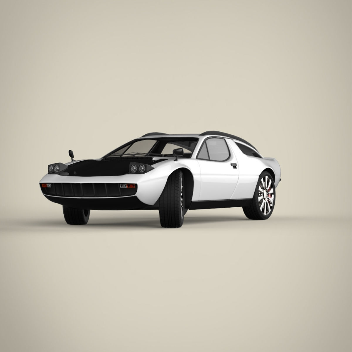 Sport car 3D model_4