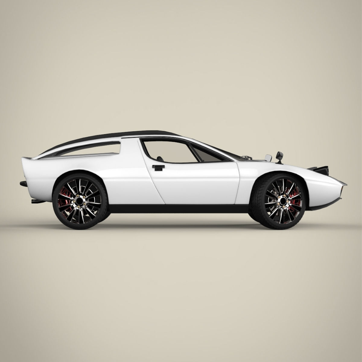 Sport car 3D model_7
