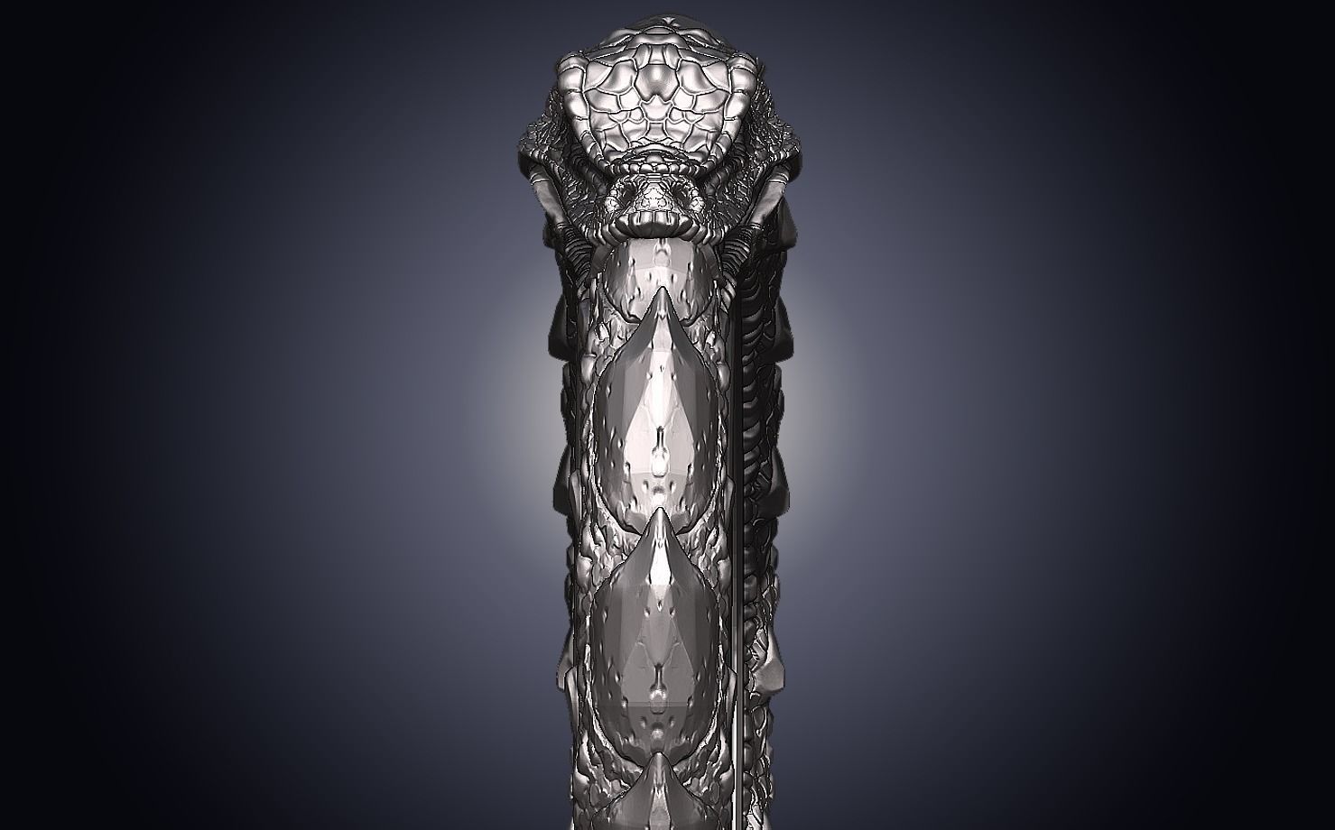 Snakering Oroboro 3D print model_2