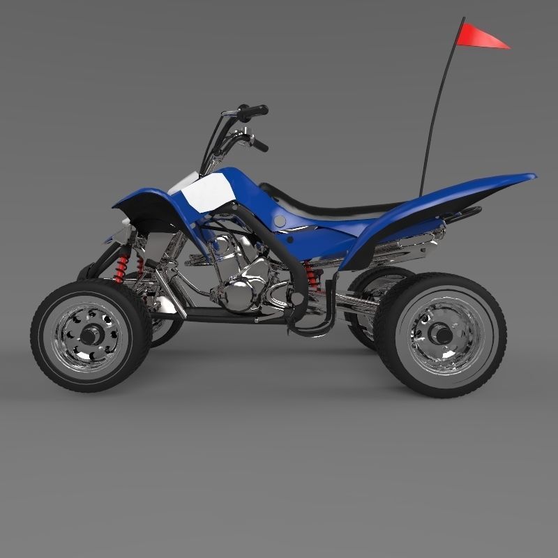 Quad bike 3D model_3