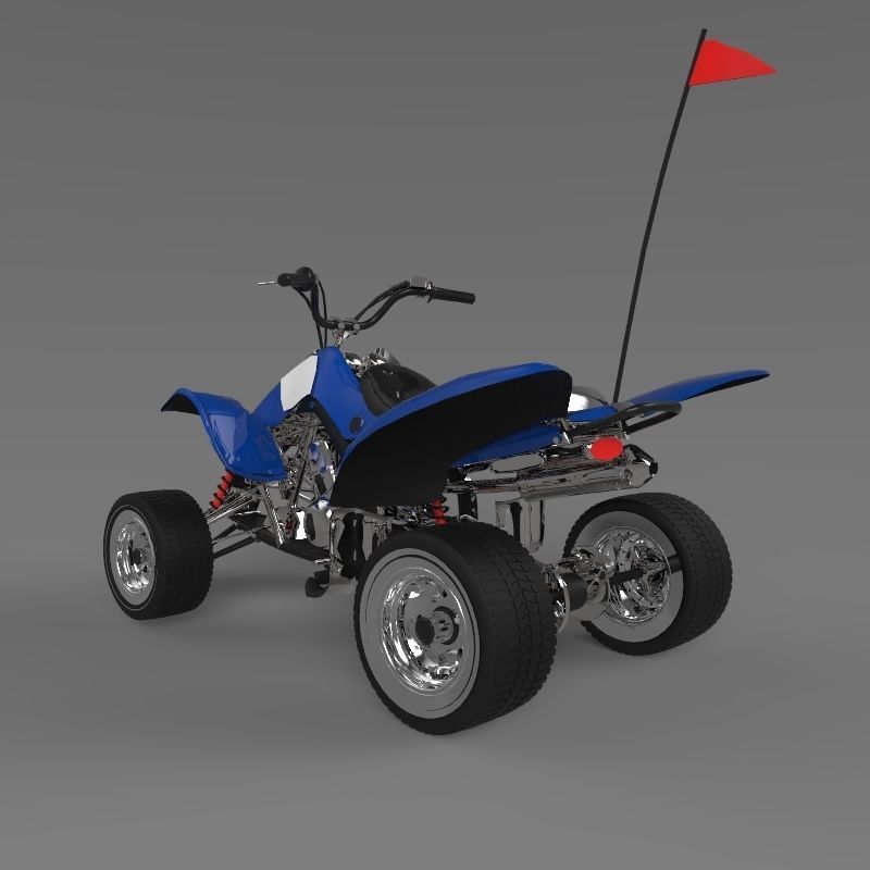Quad bike 3D model_5