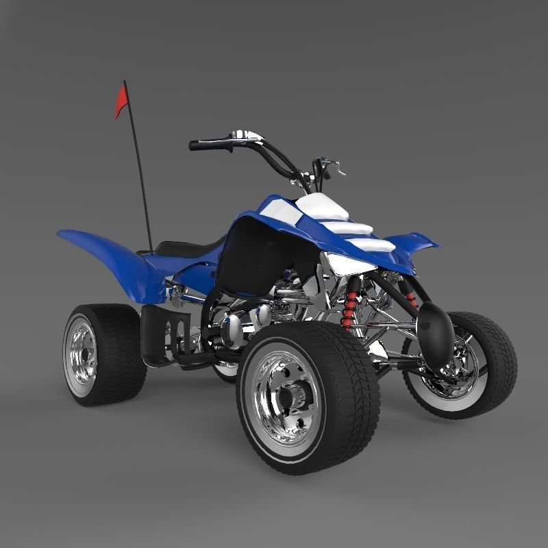 Quad bike 3D model_2