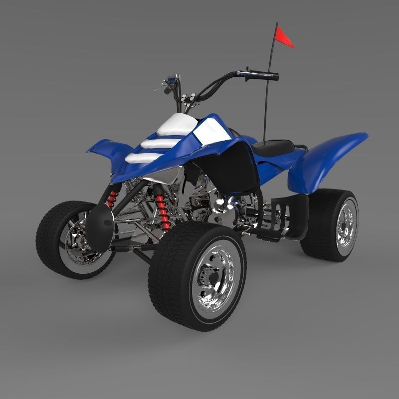 Quad bike 3D model_1