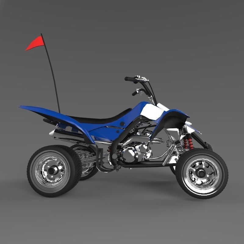 Quad bike 3D model_4