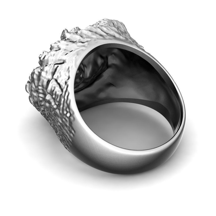 Monster Ring 3D print model_7